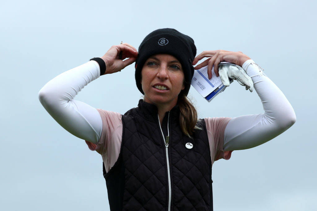 Sophia Popov during the first round of the 2020 AIG Women